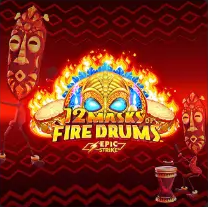 12 Masks of Fire Drums